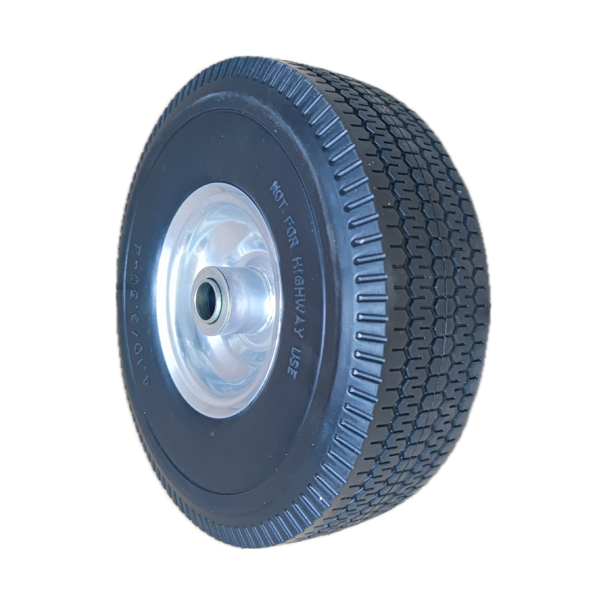 Flat-Free Tire3.50-4 PU Foam Wheels 4.10/3.50-4 PU Foam Tyre Wheel For Hand Trolley Wagon Dolly Lawn Mover Replacement Tire