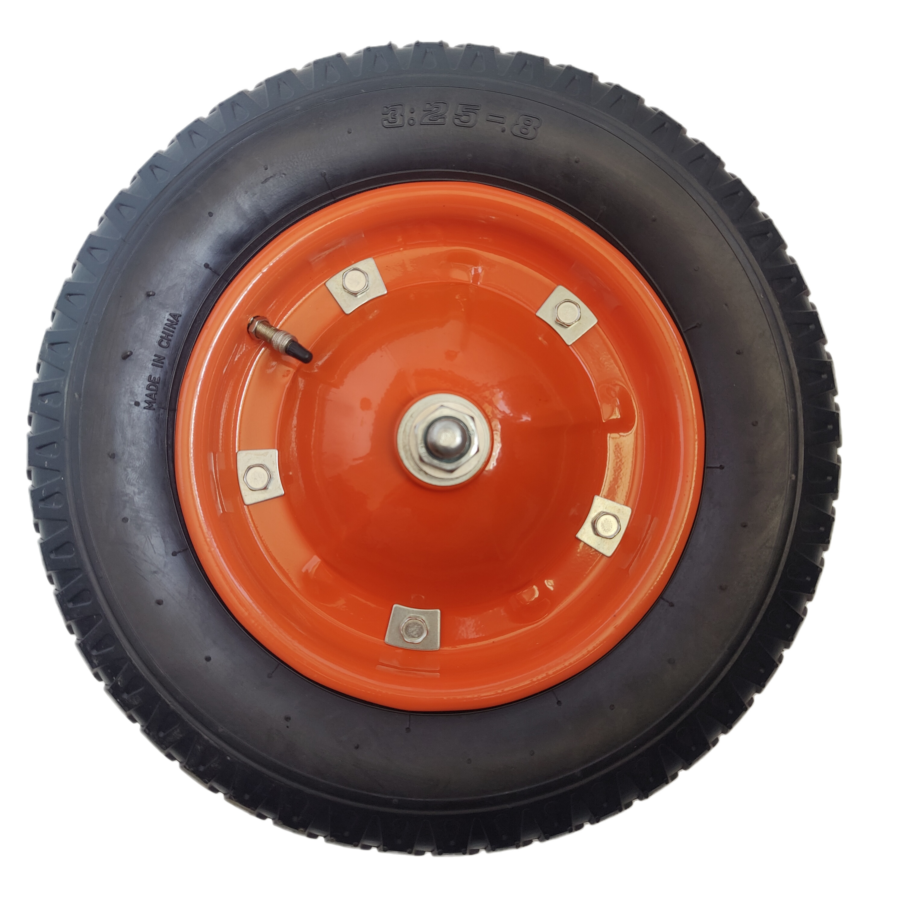 13 Inch Wheelbarrow Wheel 3.25-8 Rubber Pneumatic Tire Inflatable Rubber Wheelbarrow Wheel Barrow Tire