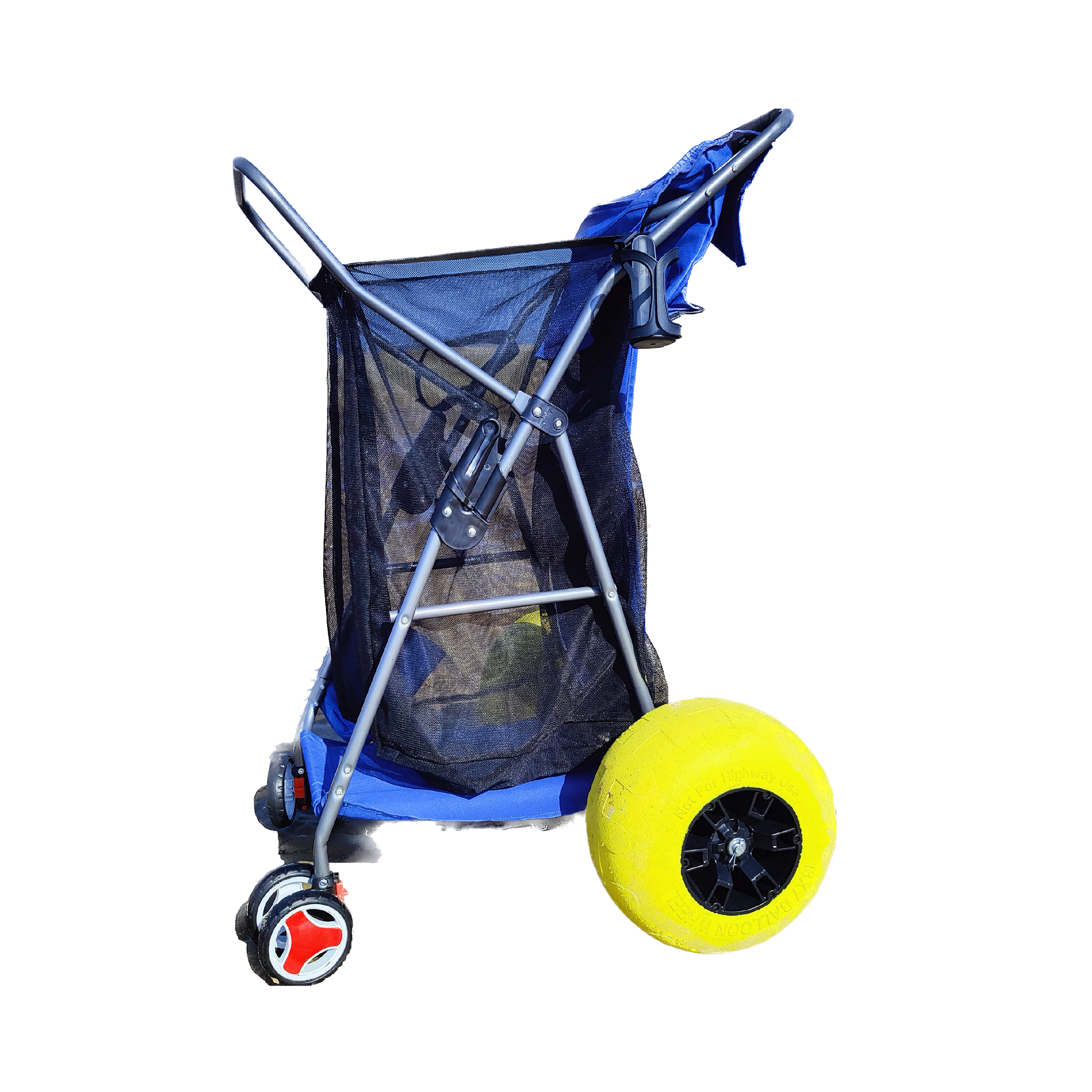 Beach Trolley Cart Beach Cart Balloon Wheels Beach Cart For Sand Big Wheels