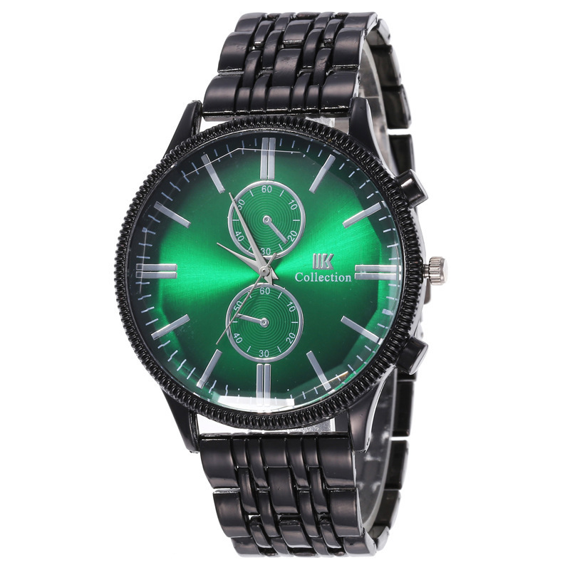 7042 hot sales Stainless Steel men black watch fashion casual watches men wrist watch montres hommes