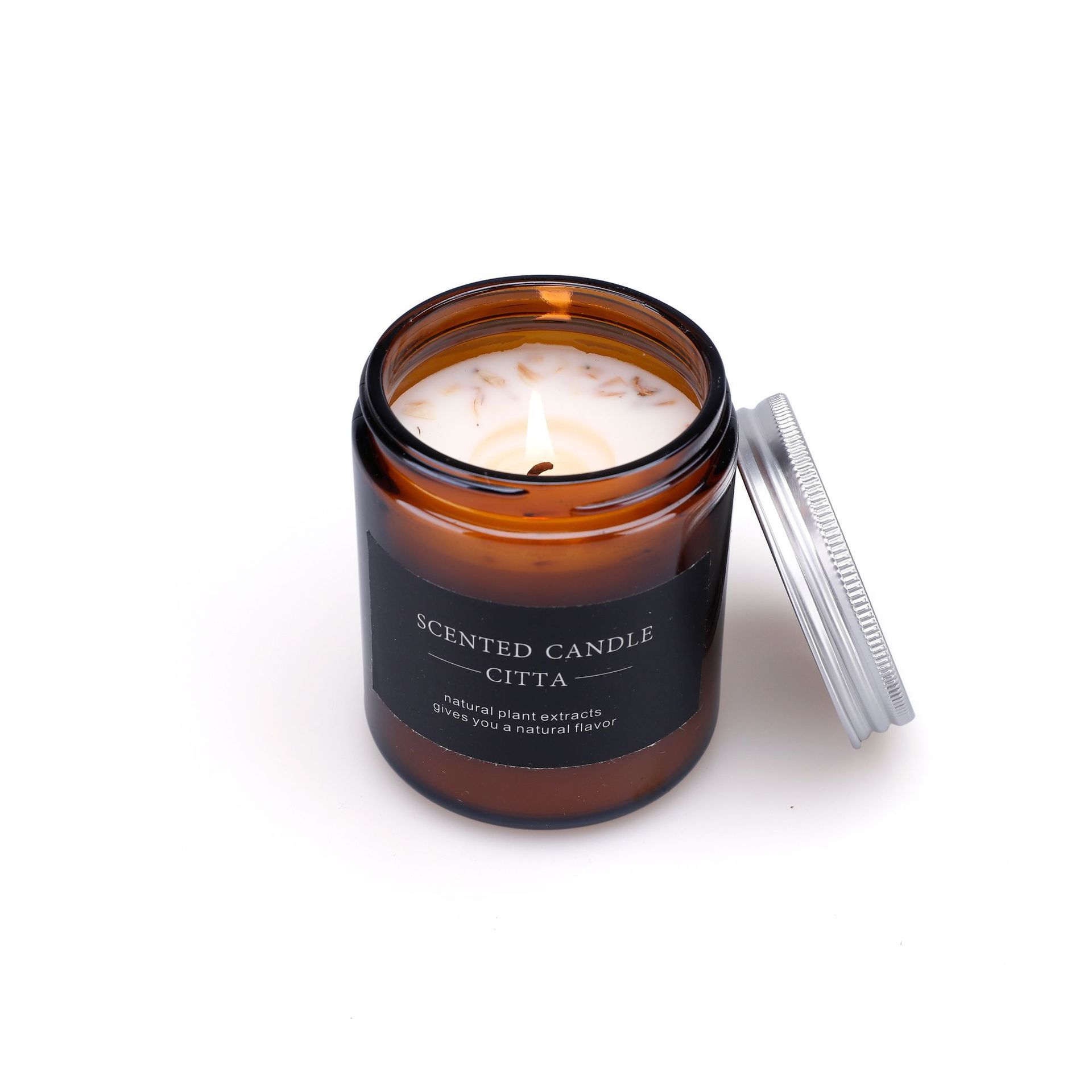 Best Selling Large Glass Jar Candle Organic Soy Wax 100% Pure Cotton Wick Scented Candle, Aroma Candle For Relaxing Season Gifts