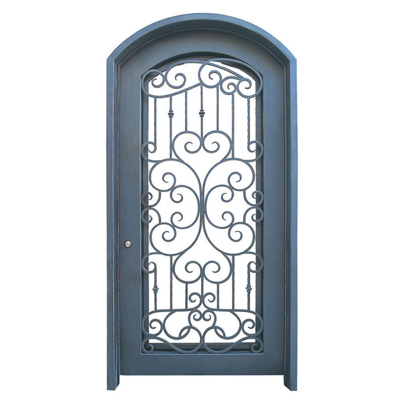 Modern design lowes rustic wrought iron kitchen exterior security door for house entry door