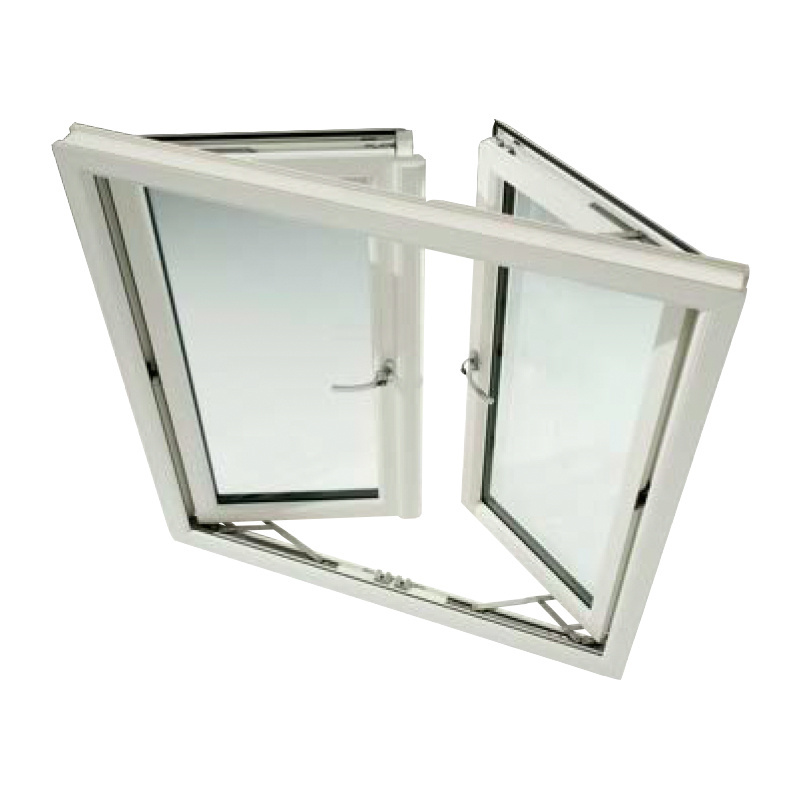 Cheap Price UPVC Fixed Tempered Glass Window Design Latest Arch Window Design