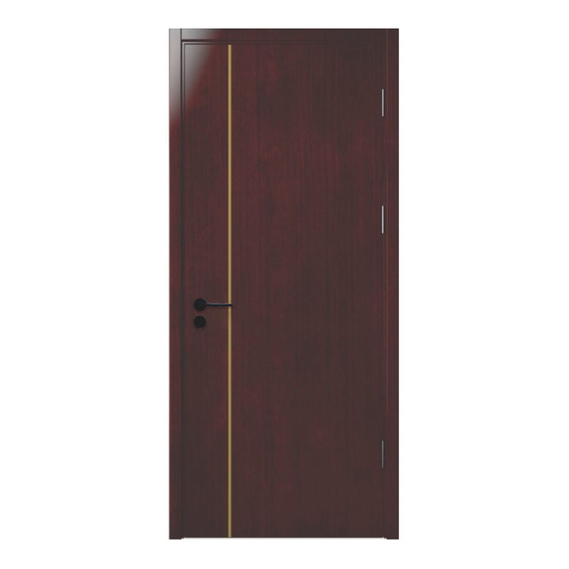 Flush solid wood door design HDF veneer interior hotel projects door prices