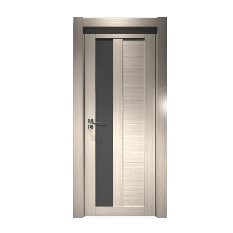 China Supplier Exterior Security Front Wood Grain Composite Waterproof WPC Door Cheap Price