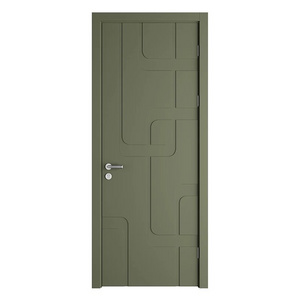 Hot sales simple solid wooden door design swing interior bedroom door