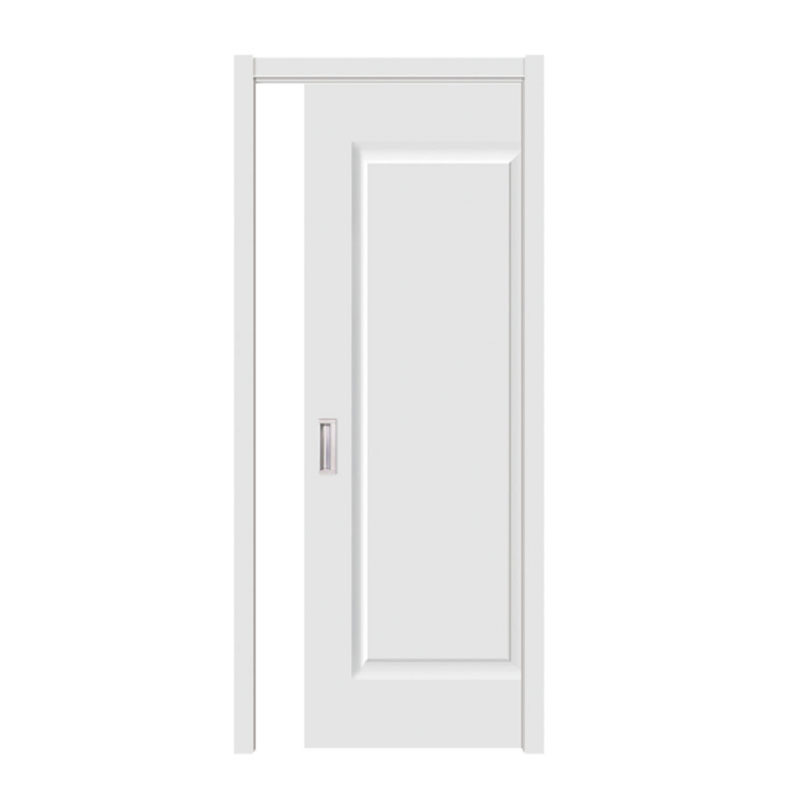 Modern pocket interior wood door design sliding in wall pocket wood door