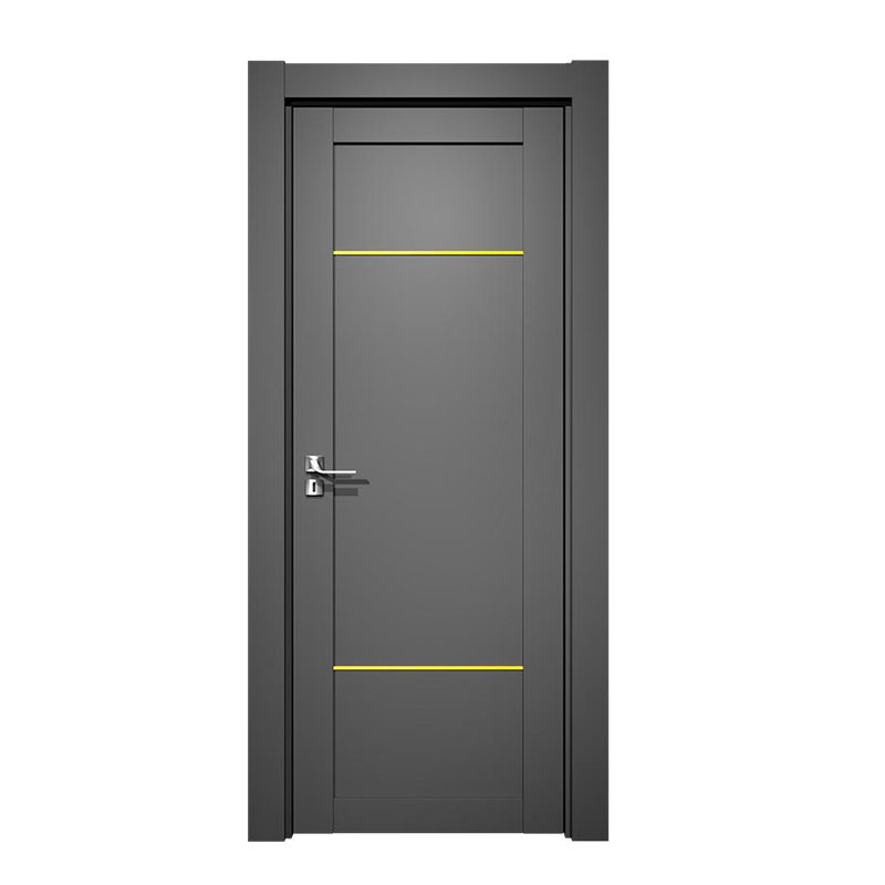 Modern Design Soundproof Hotel Door Internal Bedroom Waterproof WPC PVC Solid Interior Wooden Doors For Room