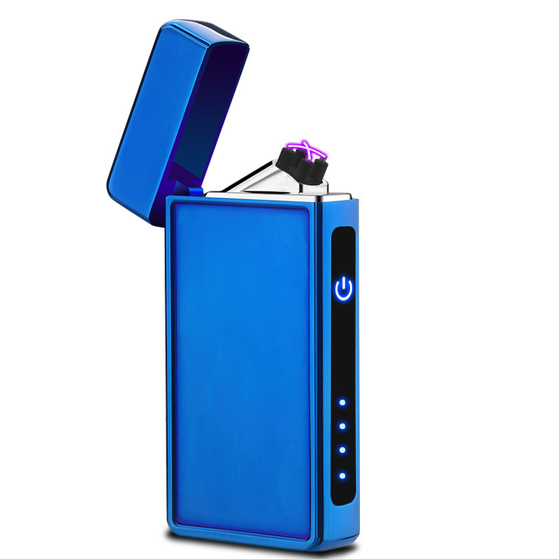 LT184 Custom Logo Sublimation Blank Cigarette Electronic Rechargeable Dual Arc Plasma USB Lighter with Dragon Carving