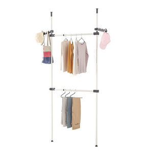 CB036 Korean cheap clothes storage standing clothe hanger standing hanger coat rack