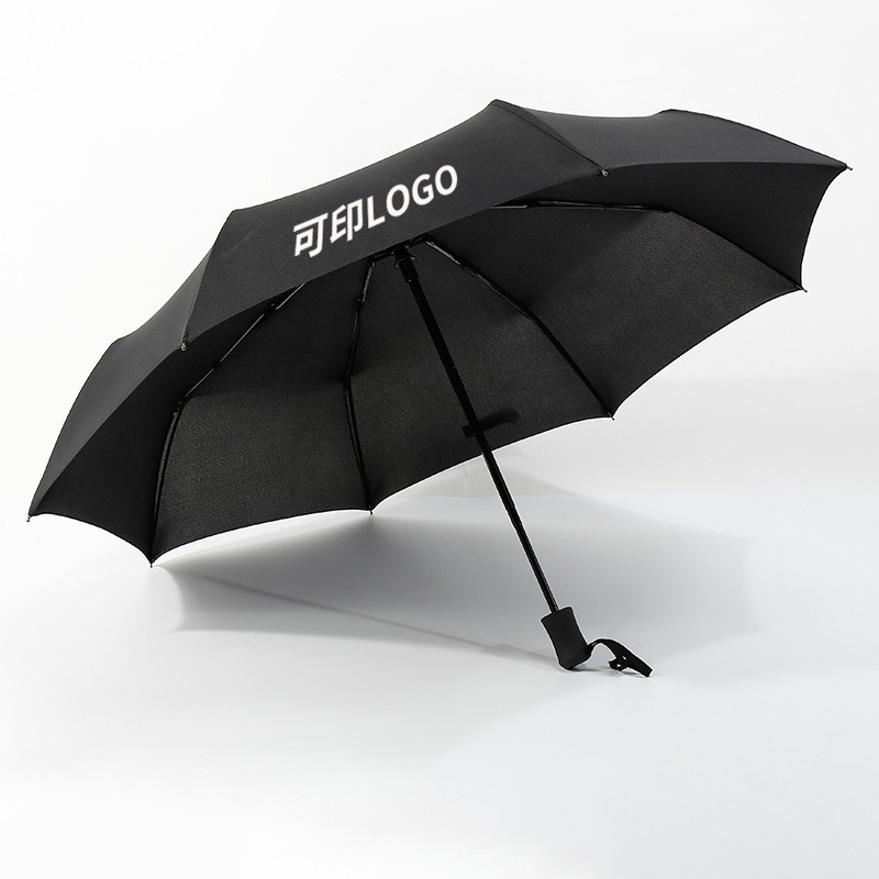 FMU002 Promotional Multi Color Custom Logo 3 Folding Automatic Sun And Rain Water-Repellent Umbrella With Uv Protection