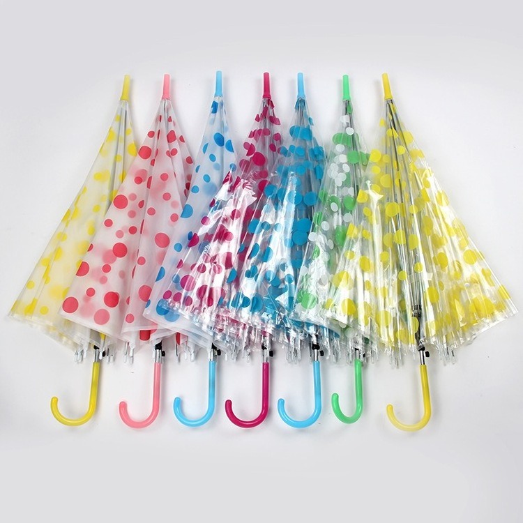 FMU015 New design straight golf Promotion Transparent umbrella / Princess umbrella / clear umbrella