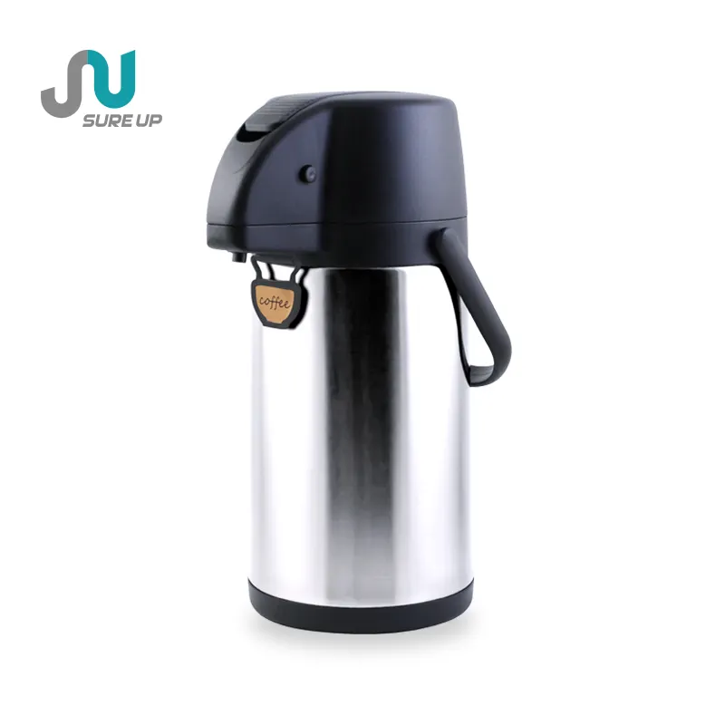 VT92 Acceptable Tea and Coffee Pot LFGB Airpot Dispenser Airpot 2 Litre Stainless Steel Giveaways Vacuum Flasks & Thermoses