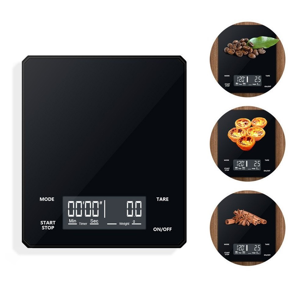 KS179 High Quality Household Food Weighing Digital Electronic Kitchen Scale coffee scale timer