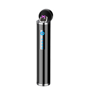 LT28 NEW Custom Metal Smoke Plasma USB Electric Lighter, USB Electronic Pipe and Cigar Dual Arc Lighter