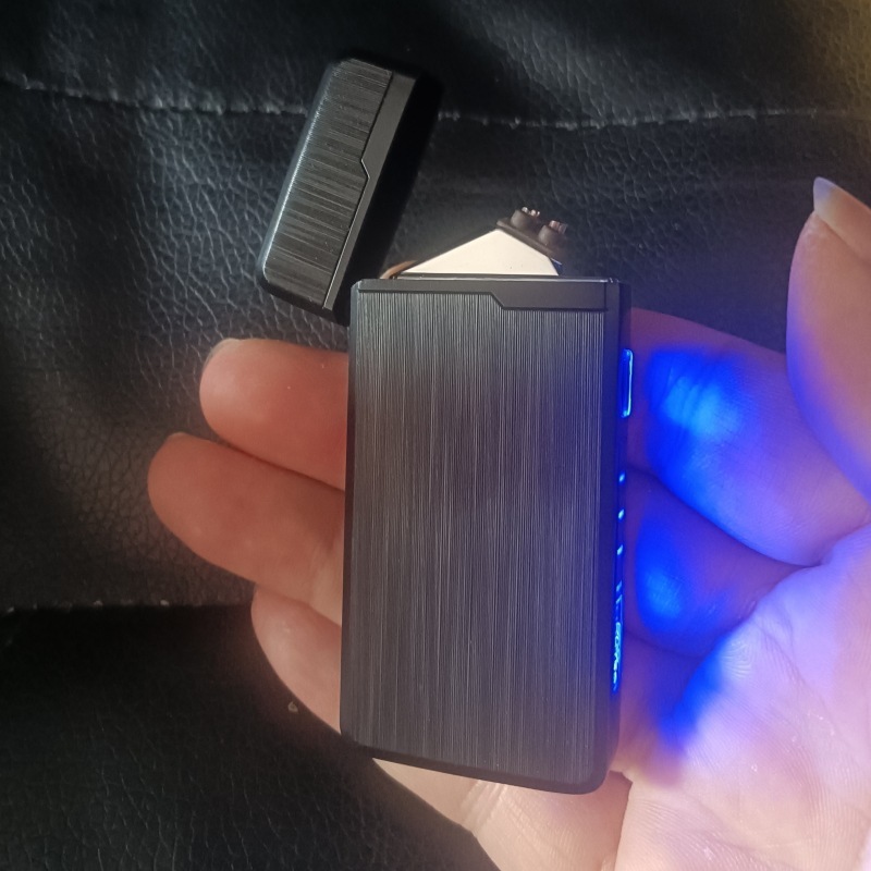 LT190 Creative New Rechargeable Usb Wholesale Metal Cigarette Flameless Dual Arc Classic Plasma Electric Lighter