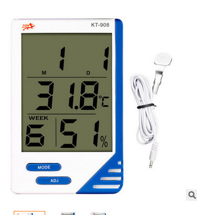 HTM192 Digital Waterproof Thermometer Wireless High Sensitive Thermometer in Kitchen Room Refrigerator Thermometer