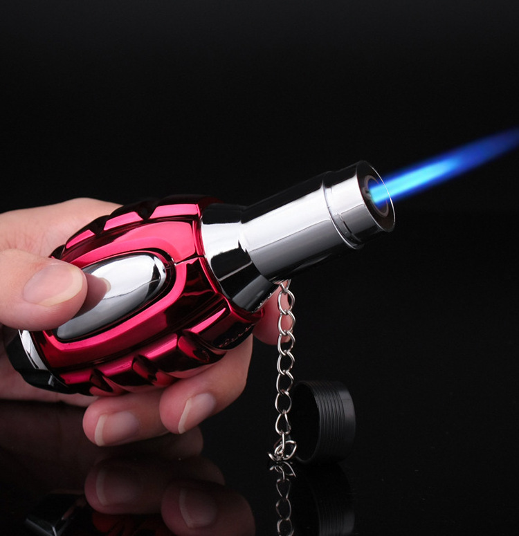 LT132 grenade single Double triple quad jet flame refillable cigar torch lighter