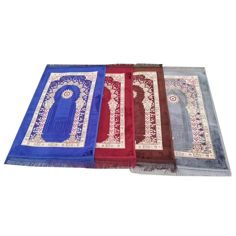 PM48 Muslim Quilting Thick Prayer Rugs Carpets Turkish Memory Foam Padded Folding Prayer Mats