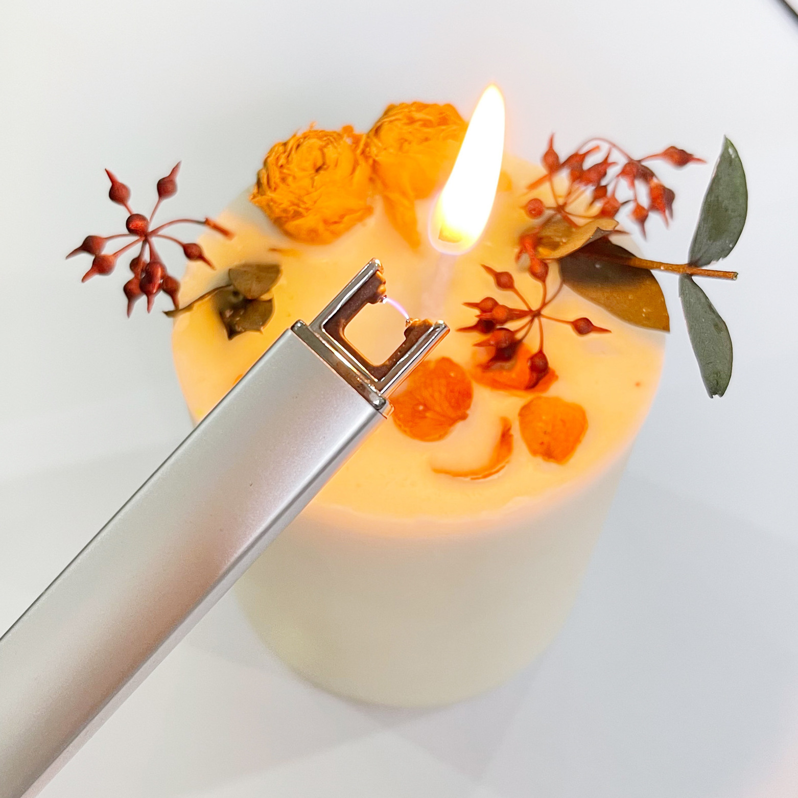 LT43 Wholesale custom logo usb rechargeable charging electronic encendedores flameless electric long bbq kitchen candle lighter