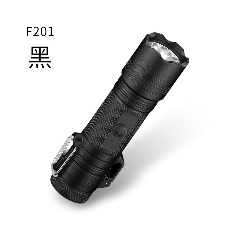 LT55 Outdoor USB Electronic Lighter Waterproof Zoomable Flashlight Plasma Arc Lighter