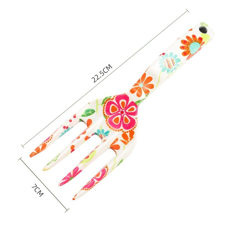 GT40 Heavy Aluminum Gardening Tools Floral Print Manual Hand Garden Tool Flower Printing Yard Plant Supplies Gifts for Women Men