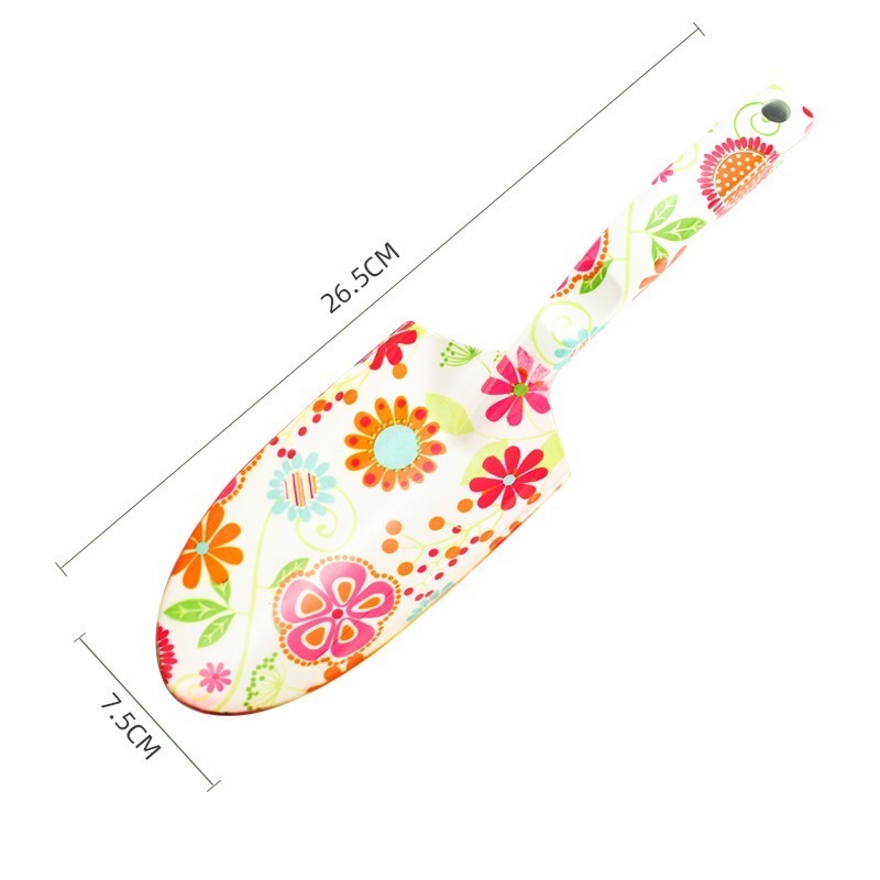 GT40 Heavy Aluminum Gardening Tools Floral Print Manual Hand Garden Tool Flower Printing Yard Plant Supplies Gifts for Women Men