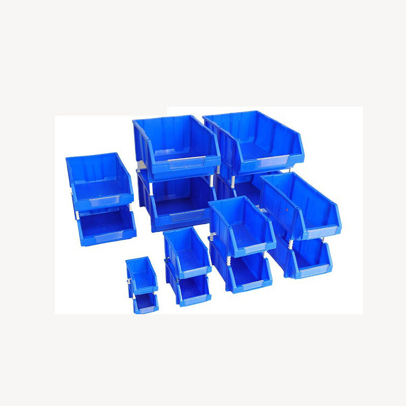 SB023 Warehouse Tool Picking stackable Stacking Hanging plastic industrial stackable storage bin box for small parts screws