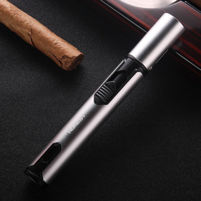 LT103 High quality Refillable butane camping lighter one jet flame pen torch lighter