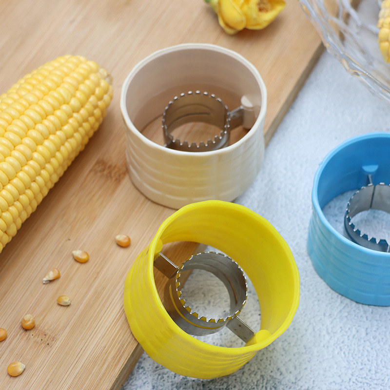 FV92 Stainless Steel Kitchen Gadgets Strips Corn from Cobs Fruit & Vegetable Cob Remover Cutter Shaver Essential Cooking Tools