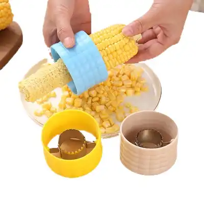 FV92 Stainless Steel Kitchen Gadgets Strips Corn from Cobs Fruit & Vegetable Cob Remover Cutter Shaver Essential Cooking Tools