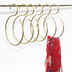 FMH040 Hot Sale Gold Metal Wire Hanger for Hijab Closet Clothes Belt Scarf Hook Hanger