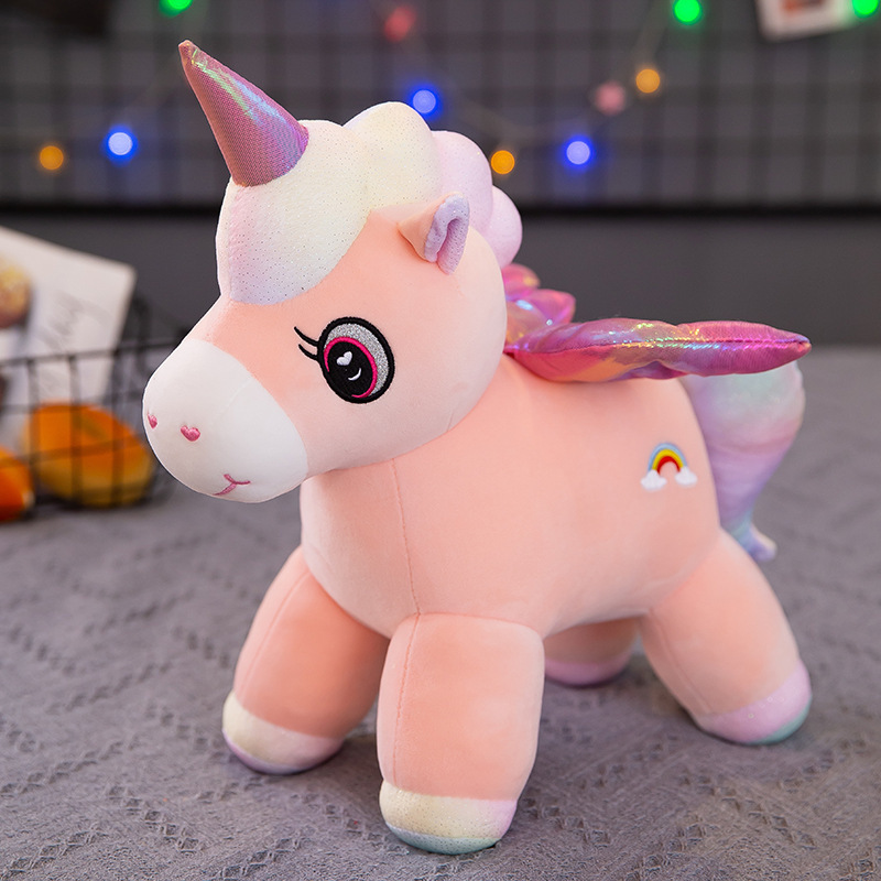 Factory Best Selling 28cm Plush Toy Unicorn Rainbow Unicorn Animals Plush Toy