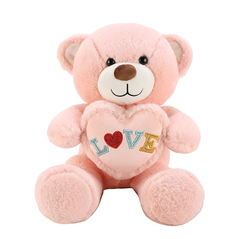 Wholesale Plush Pink Teddy Bear Toy Valentine I Love You Soft Big Teddy Bear Plush Toy Stuffed Animal Bears