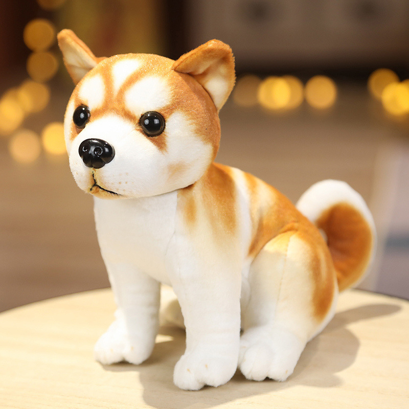 18cm Simulation Dog Plush Toy Soft Stuffed Lifelike Shepherd Chihuahua Bulldog Doll Birthday Gifts For Children