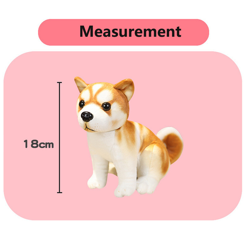 18cm Simulation Dog Plush Toy Soft Stuffed Lifelike Shepherd Chihuahua Bulldog Doll Birthday Gifts For Children