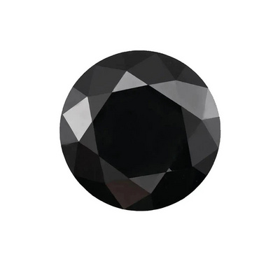 Wholesale Black Moissanite Loose 6.5mm Moissanite Diamonds 1ct Loose Black Moissanite