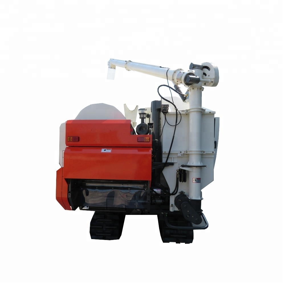 High quality china 4LZ-4.5 combine harvester electric harvester for sale in Indonesia