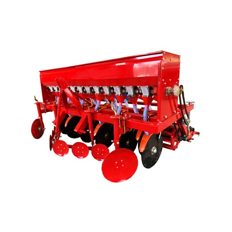 25Hp Tractor Mounted 16 Rows Wheat No Till 16 Raw Air Precision Multi Crop Mini Disc Rice Seed Drill Planters Machine For Field