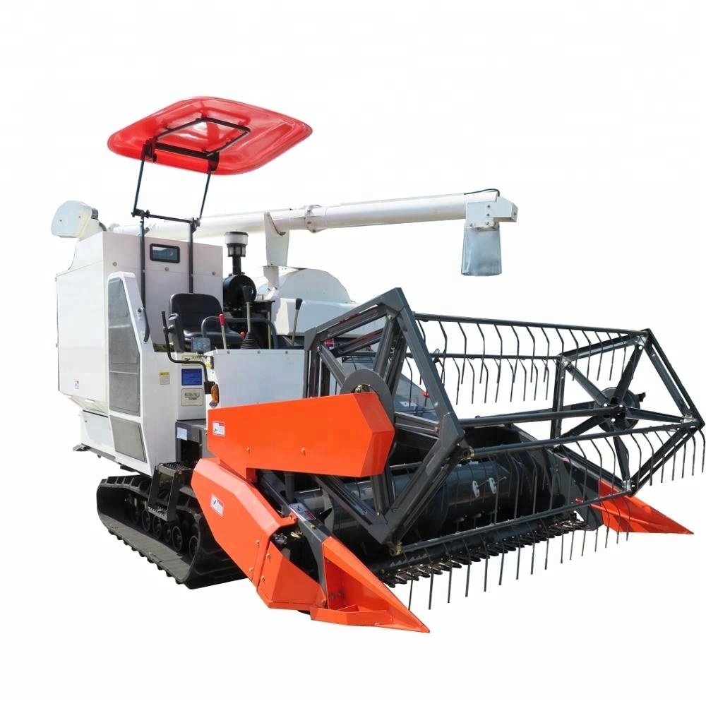 High quality china 4LZ-4.5 combine harvester electric harvester for sale in Indonesia