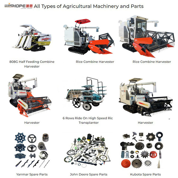 High Purity Rate Fmworld Mini Combine Harvester Price Self Propelled Fm World 45Cc Hst Rice Combine Harvester