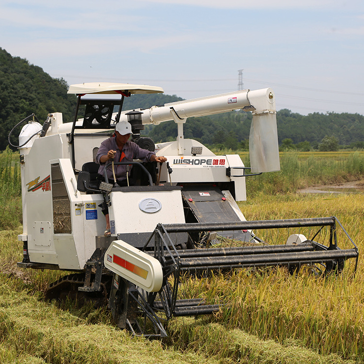 China Used Fm Wirld Combine Daedong Maize Harvester Grain Harvesters Machine For Rice Grain Harvester