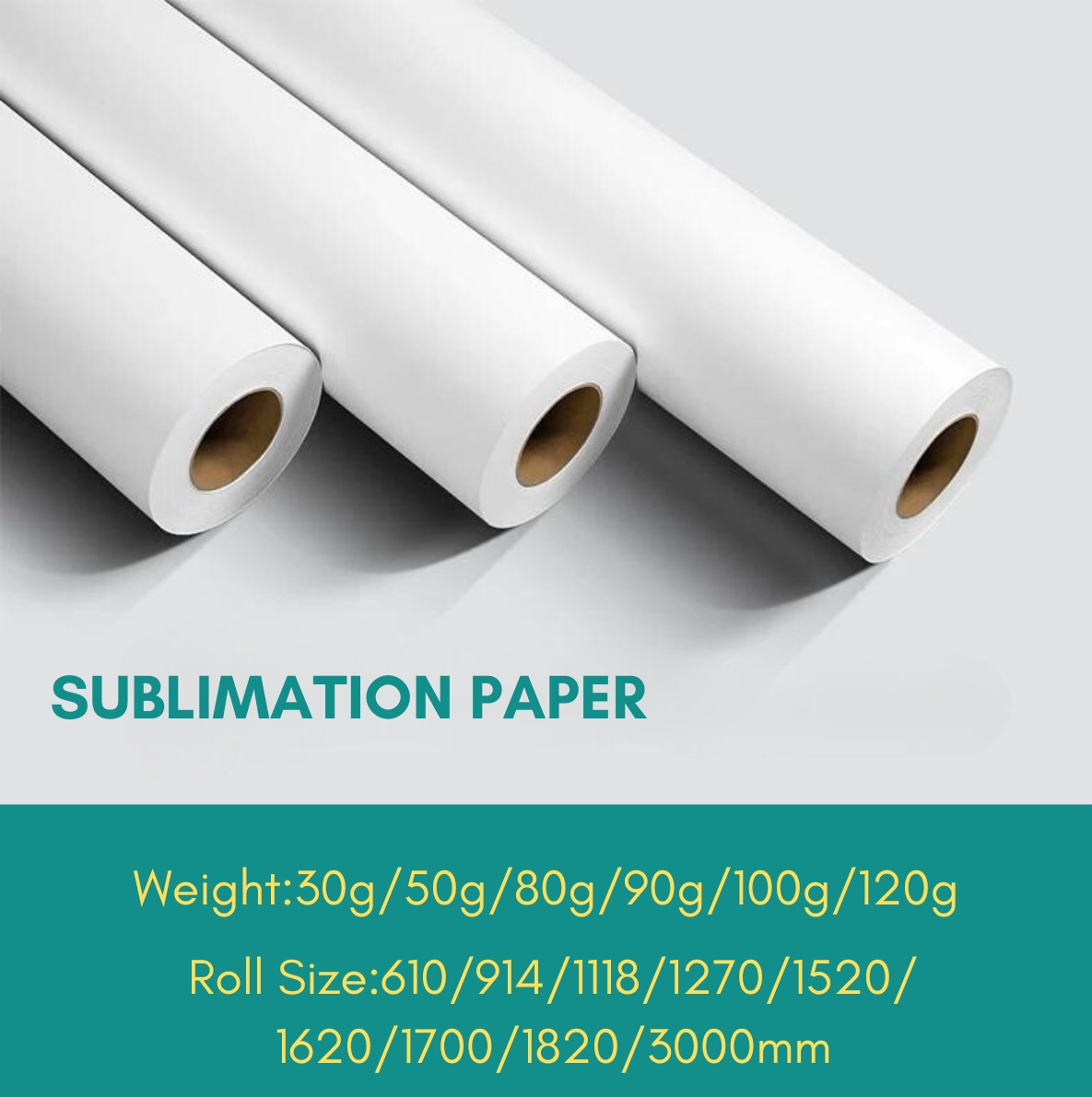 Sublimation Paper 50gsm For Plotter Printing Heat Transfer For Fabric/Textile