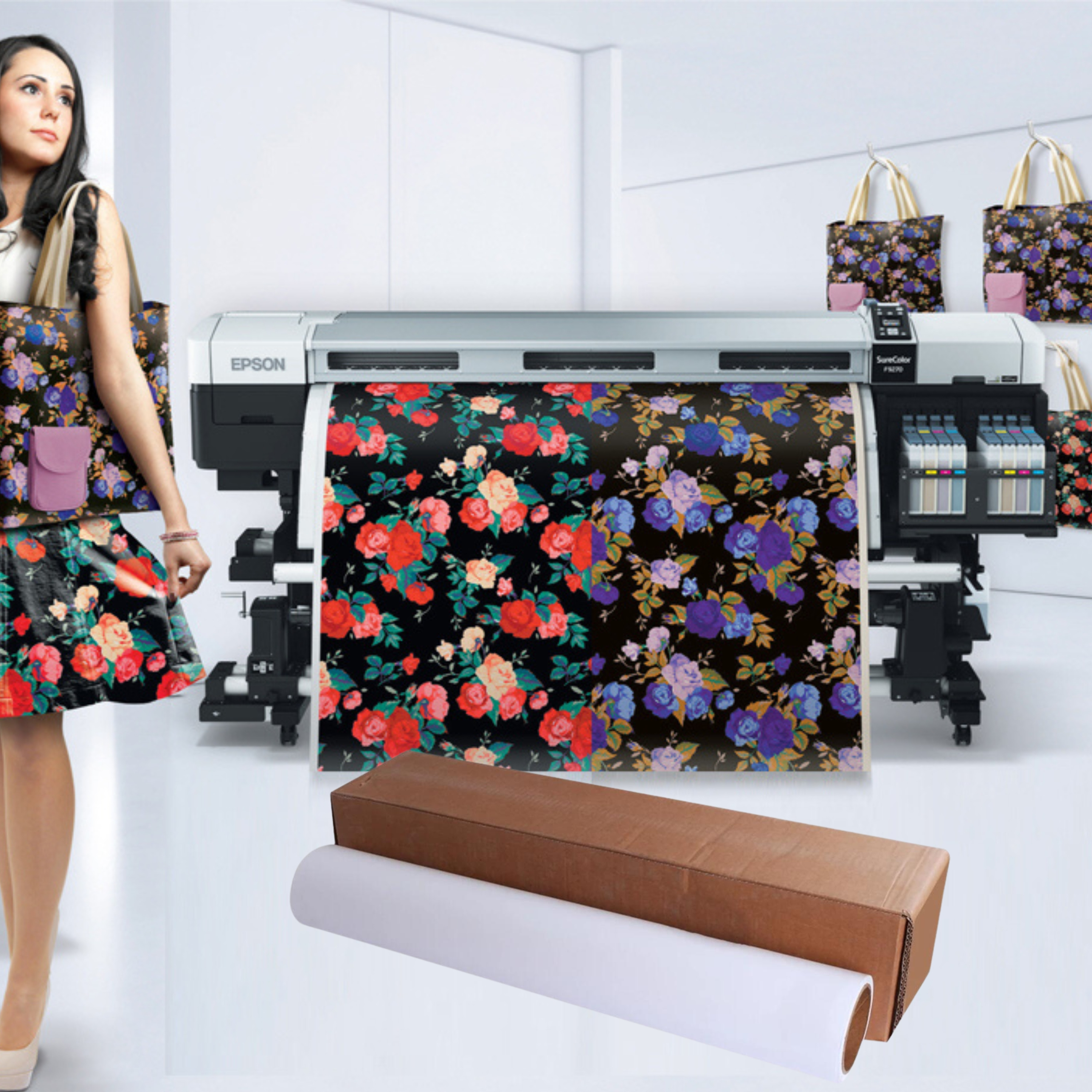 Sublimation Paper 50gsm For Plotter Printing Heat Transfer For Fabric/Textile