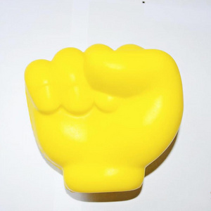 fist shape pu foam stress ball for promotion gift