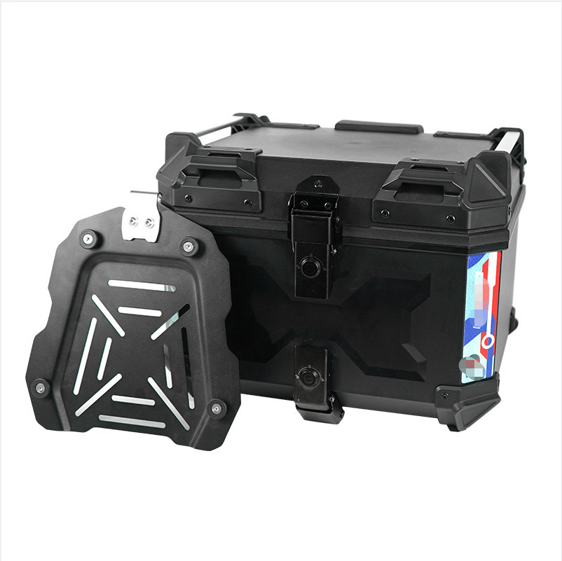 Wholesale 45L ABS PP Off Road Motorcycle Trunk Fall-resistant top box for motorcycle Waterproof top case motorcycle