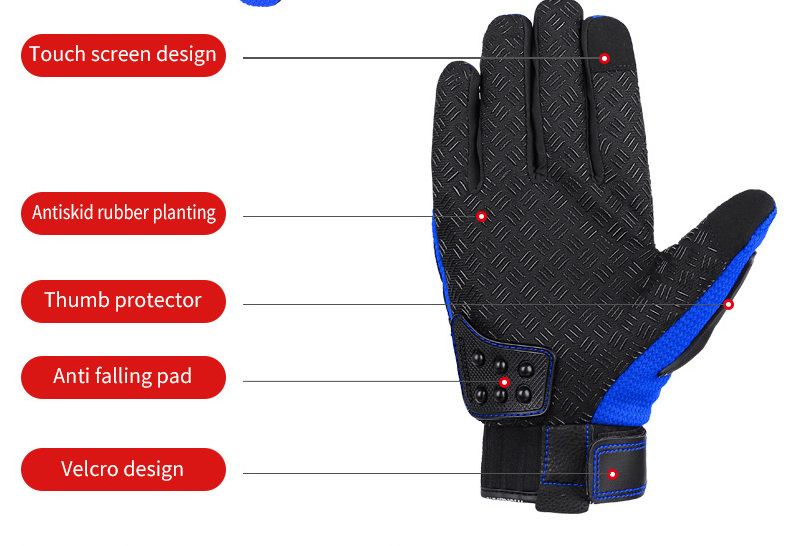 Cycling Motorcycle Gloves Moto Motocross Breathable Racing Gloves safety gloves riding motorcycle protective