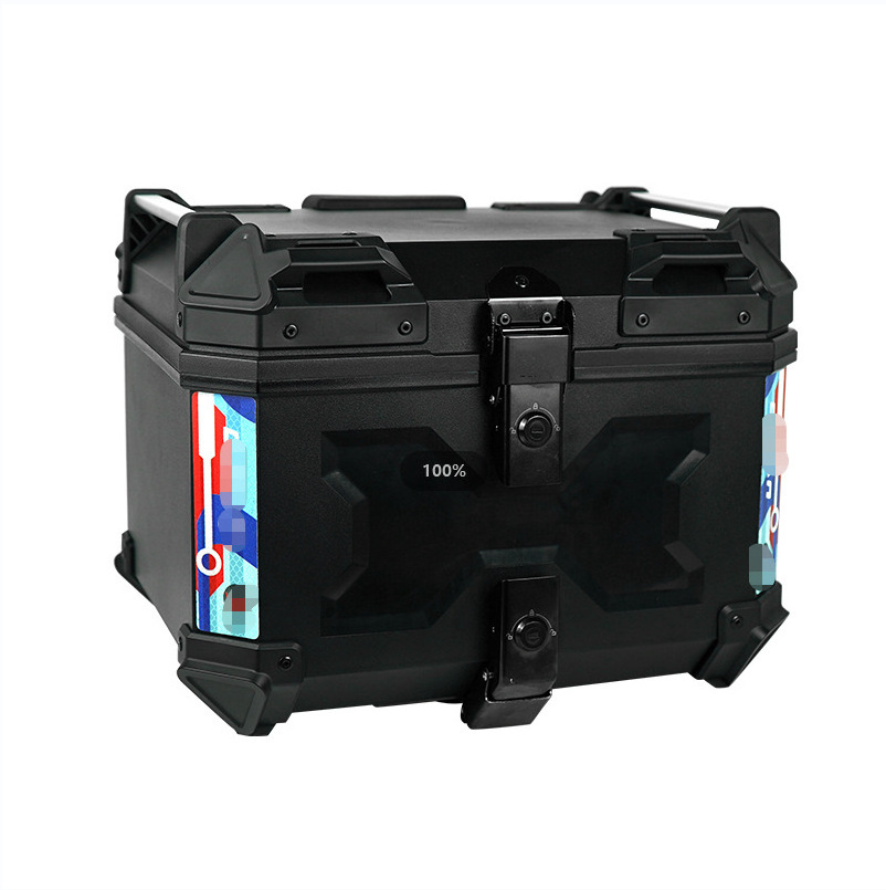 Wholesale 45L ABS PP Off Road Motorcycle Trunk Fall-resistant top box for motorcycle Waterproof top case motorcycle