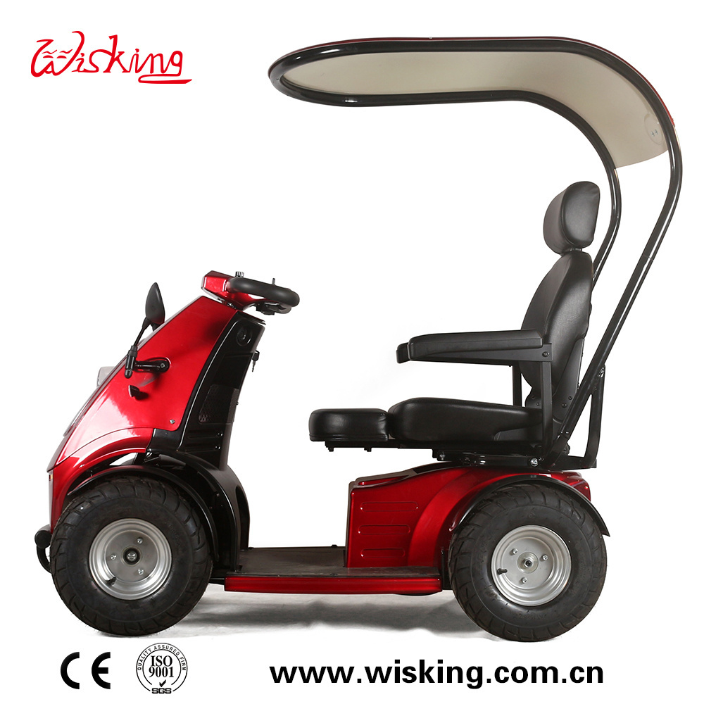 Custom electric mobility motor 4 wheel luxury scooter for old people