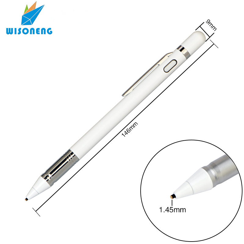 Mobile Phone And Tablet Metal Pen Stylus With Usb Charging Cable For Touch Screen Devices